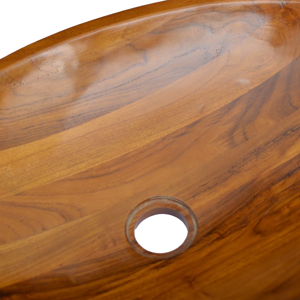 Sink, 60x40x10 cm, solid teak wood