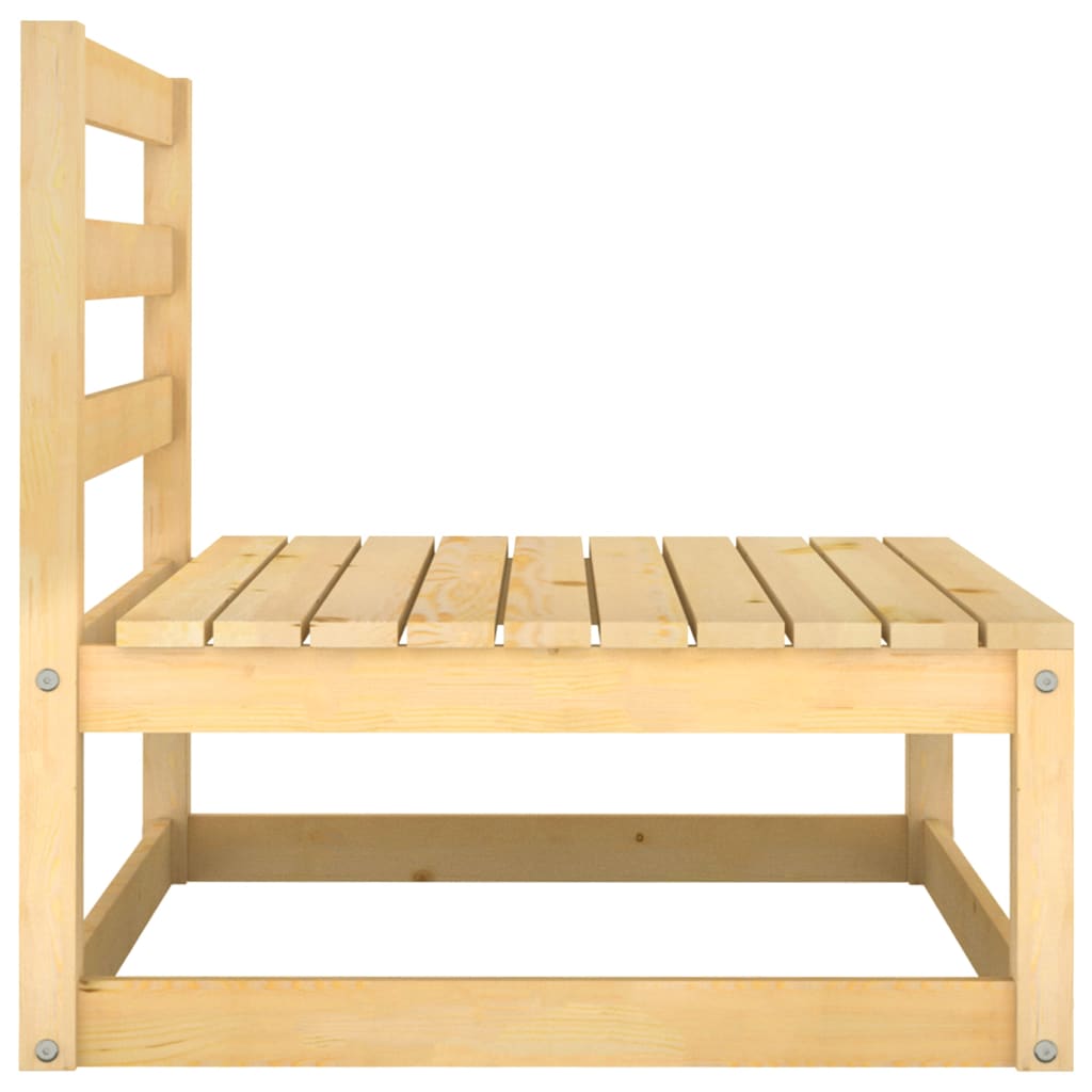 Garden furniture set, 2 pieces, solid pine wood