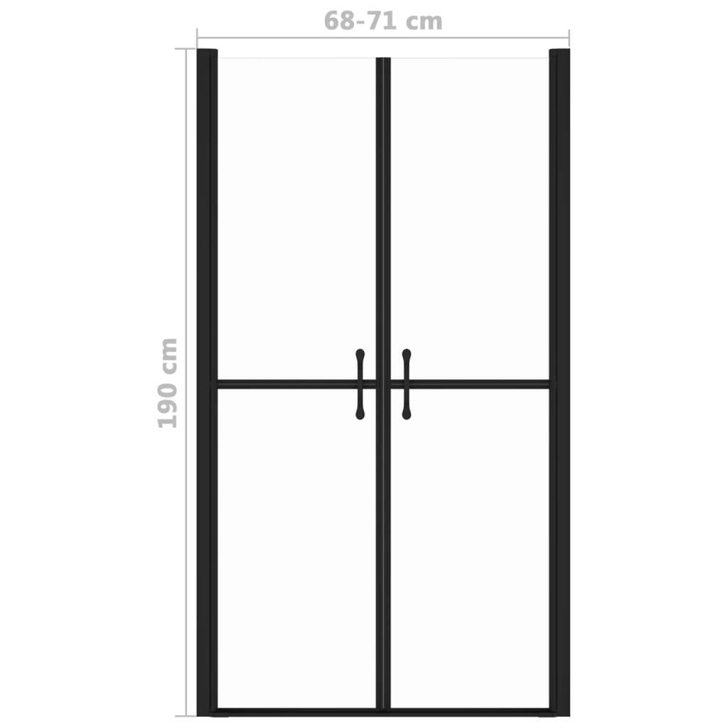 Ușă cabină de duș, transparent, (68-71)x190 cm, ESG