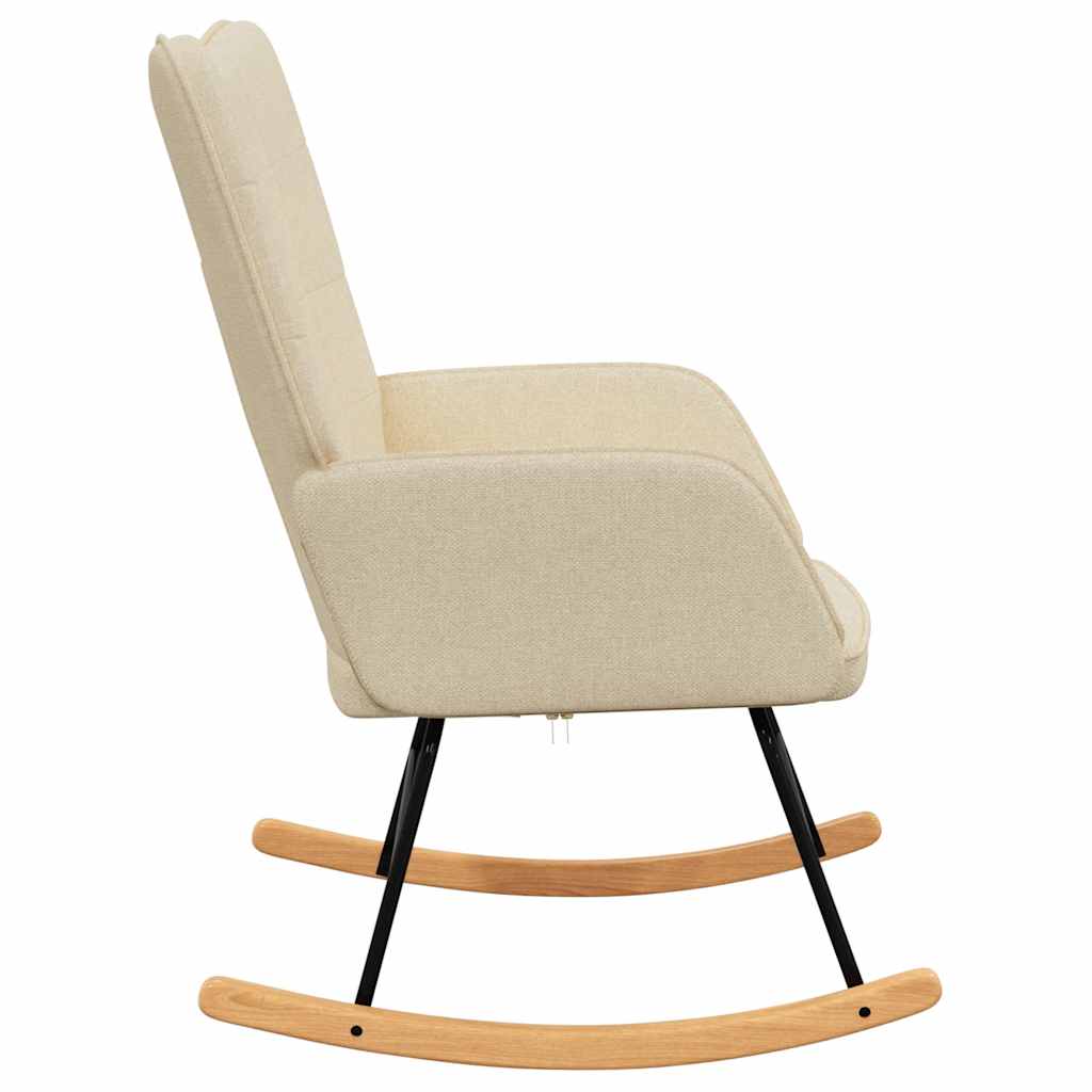 Rocking chair, cream, textile