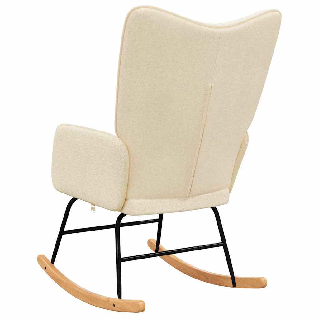 Rocking chair, cream, textile