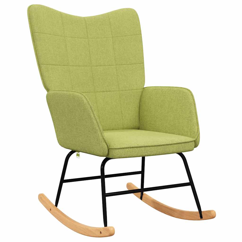 Rocking chair, green, textile