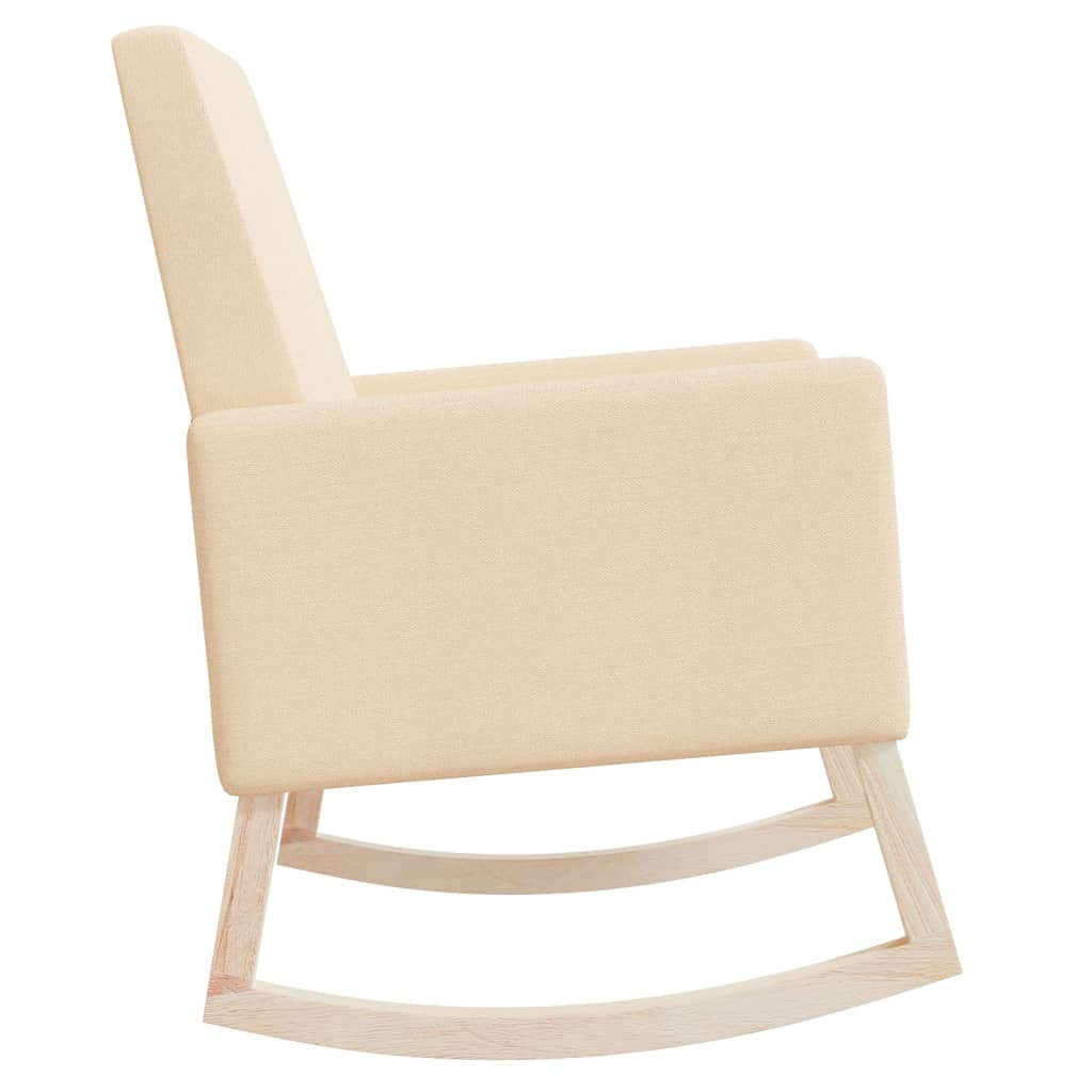 Rocking chair, cream, textile