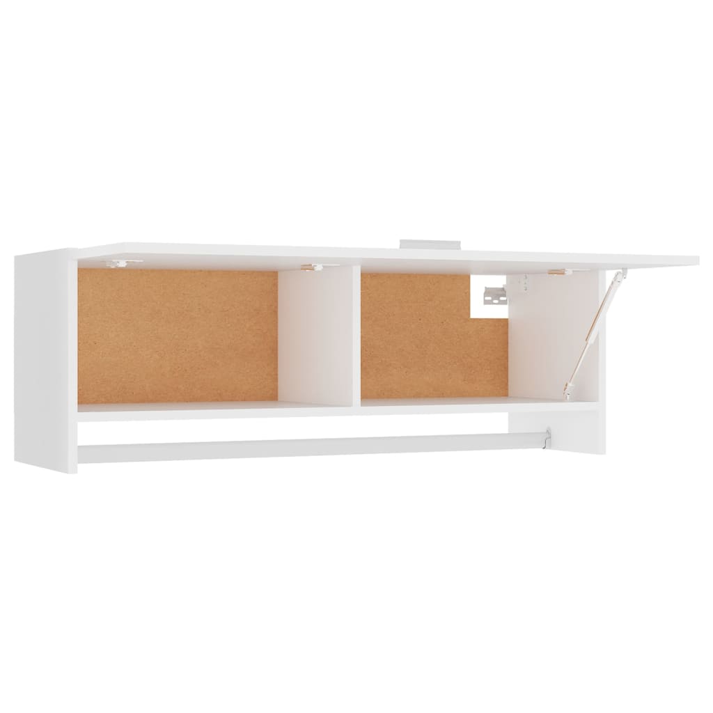 Dresser, white, 100x32.5x35 cm, chipboard