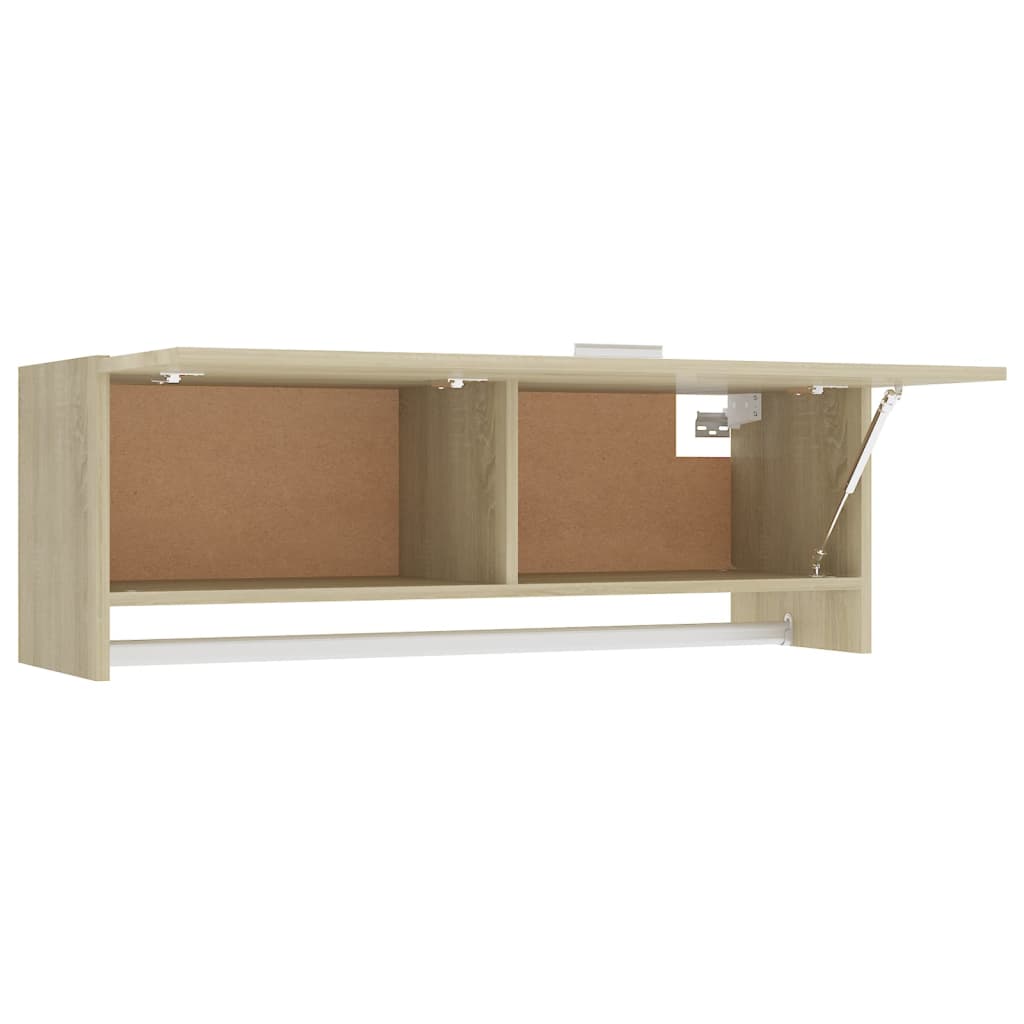 Wardrobe, sonoma oak, 100x32.5x35 cm, chipboard