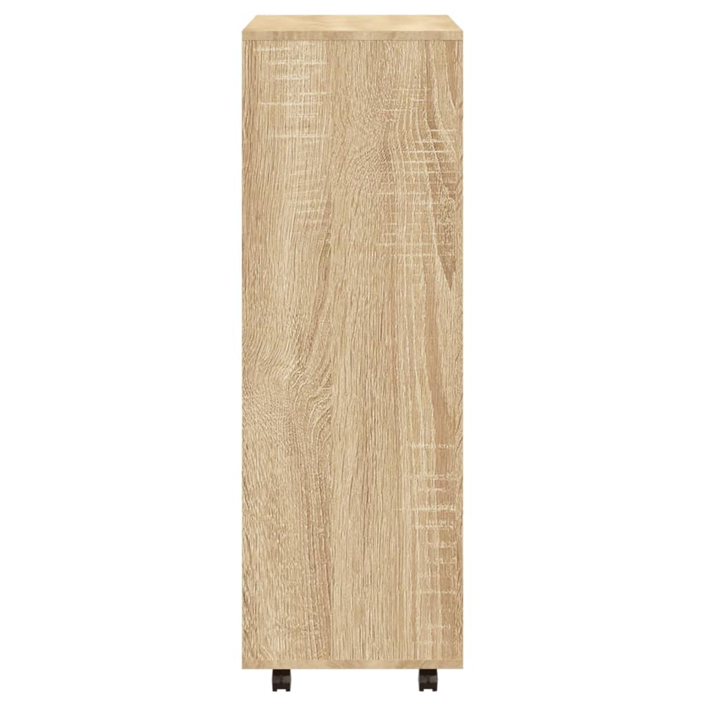 Wardrobe, sonoma oak, 80x40x110 cm, chipboard