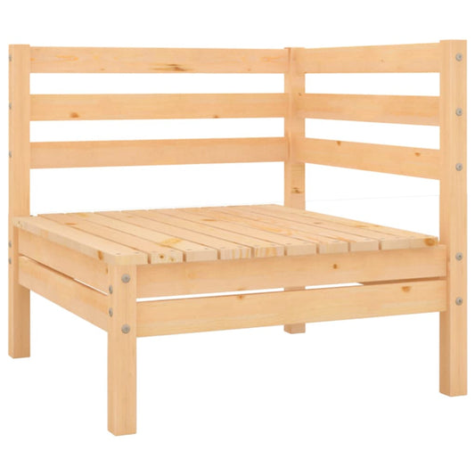 Garden corner sofa, solid pine wood