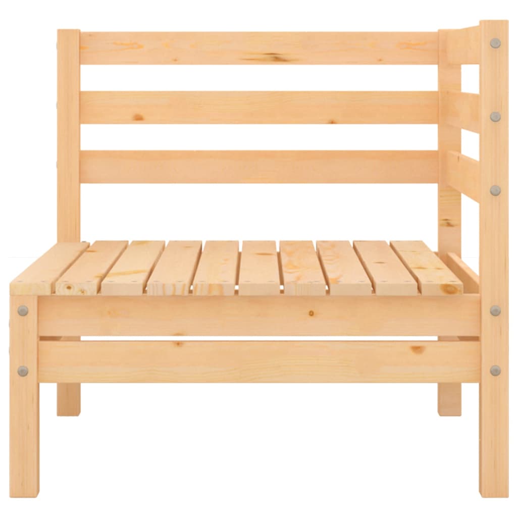 Garden corner sofas, 2 pcs., solid pine wood