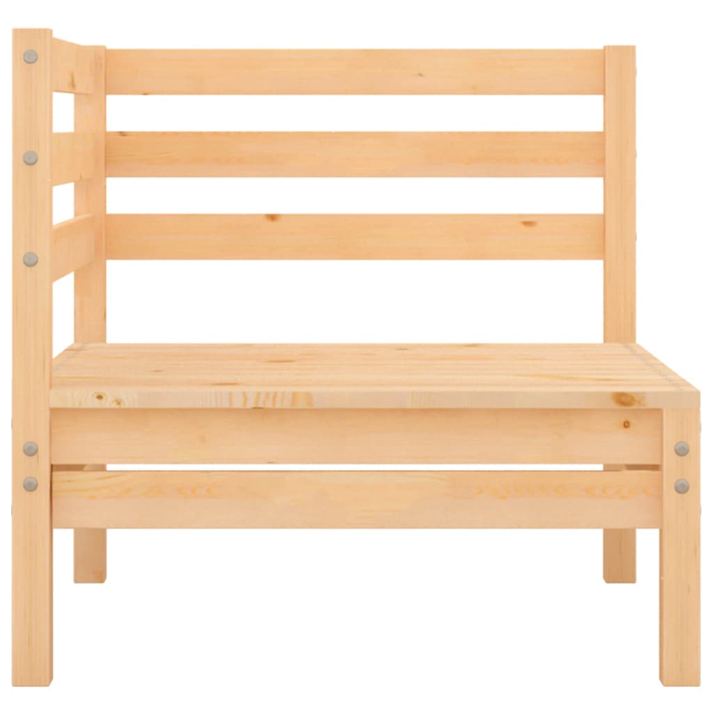 Garden furniture set, 3 pieces, solid pine wood