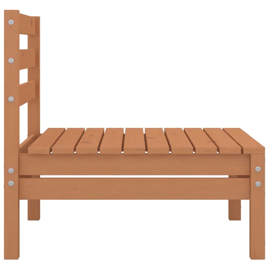 Garden furniture set, 3 pieces, honey brown, solid pine wood