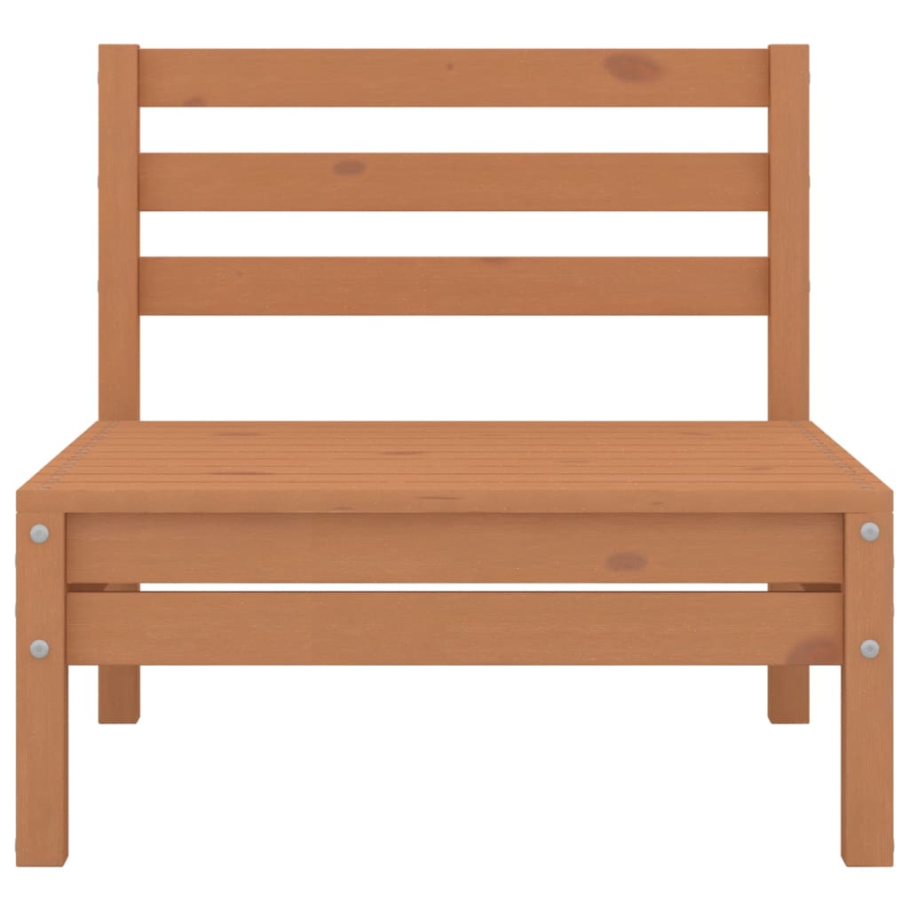 Garden furniture set, 4 pieces, honey brown, solid pine wood