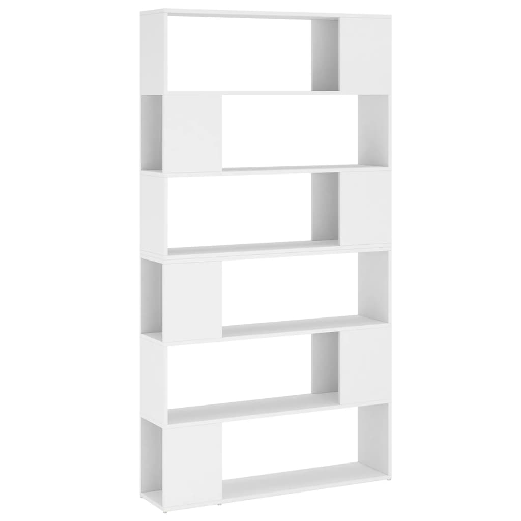 Bookcase/Room divider, white, 100x24x188 cm