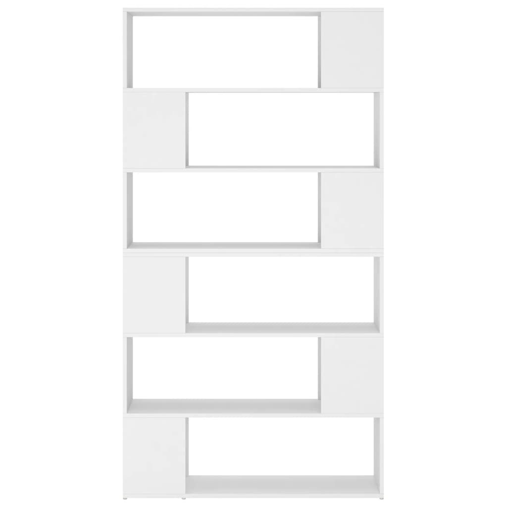 Bookcase/Room divider, white, 100x24x188 cm