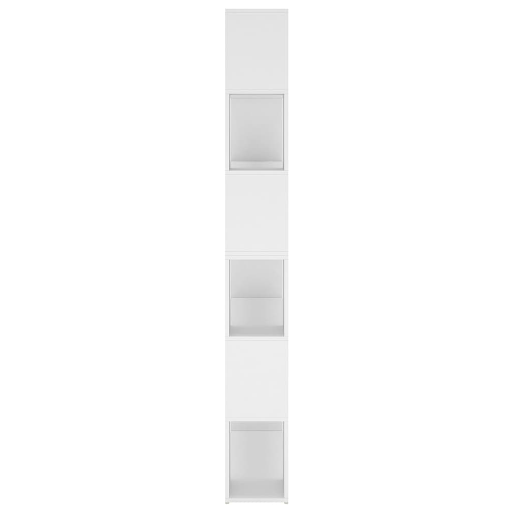 Bookcase/Room divider, white, 100x24x188 cm