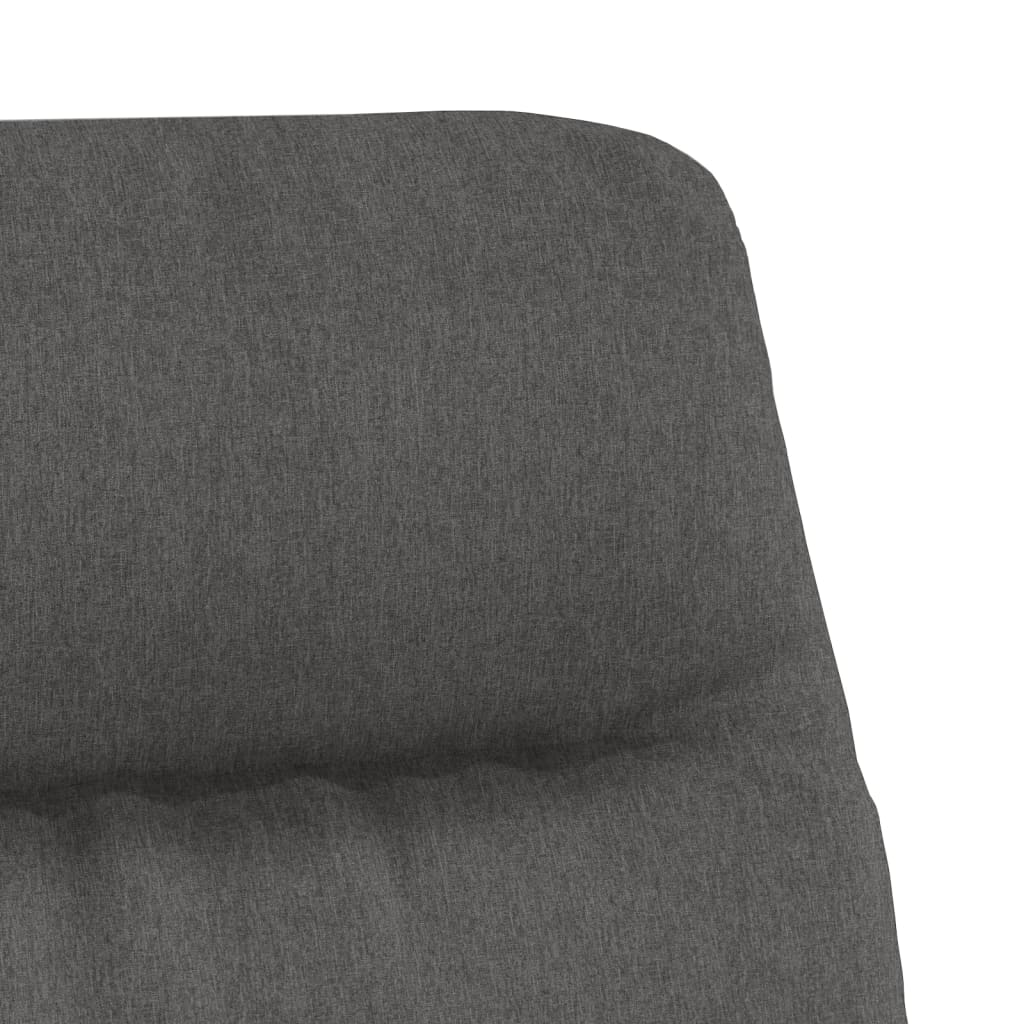 Lounge chair, dark grey, textile