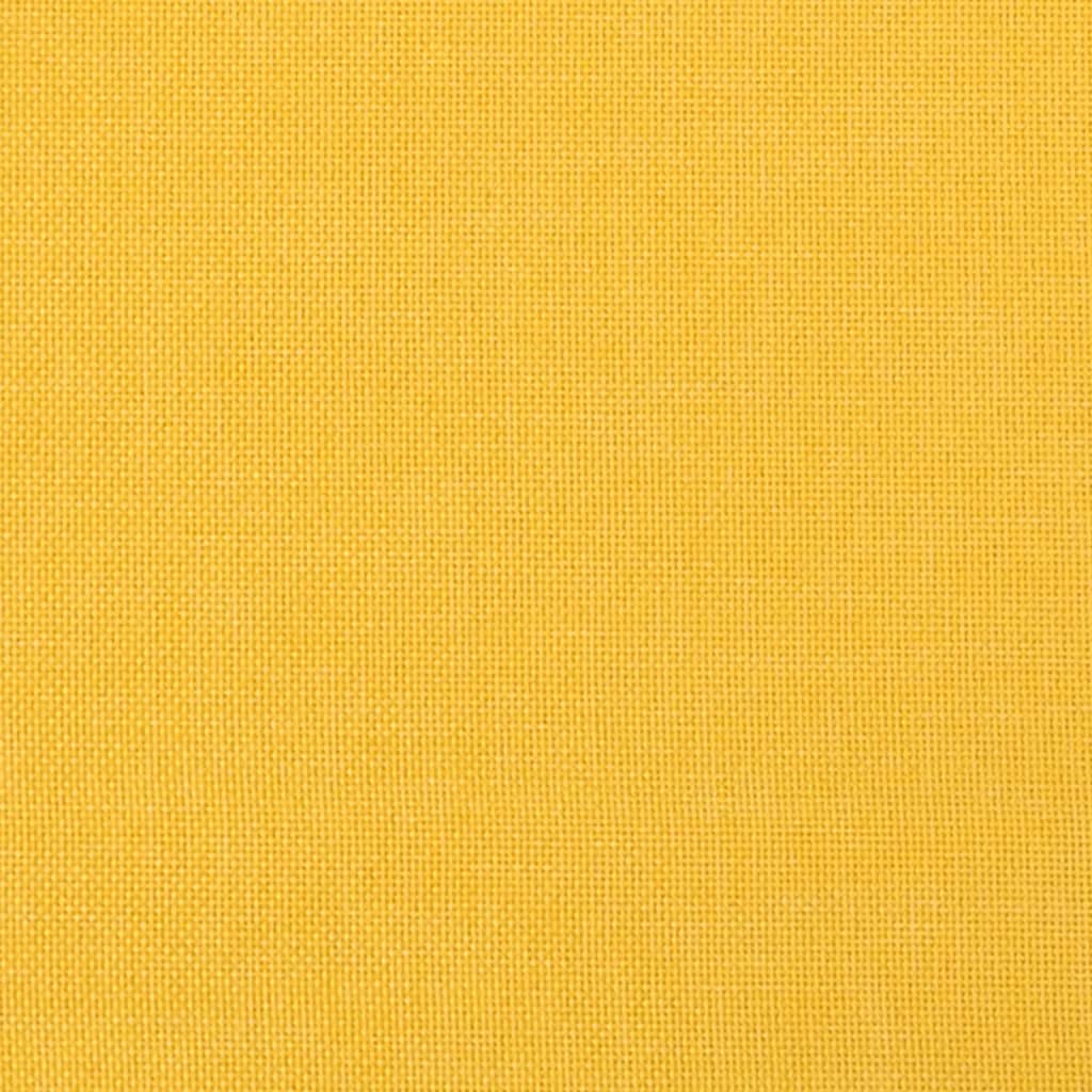 Relaxing chair, mustard yellow, textile material