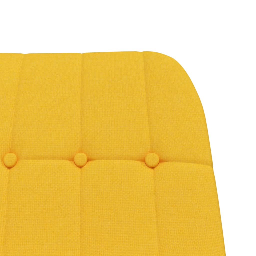 Rocking chair, mustard yellow, textile