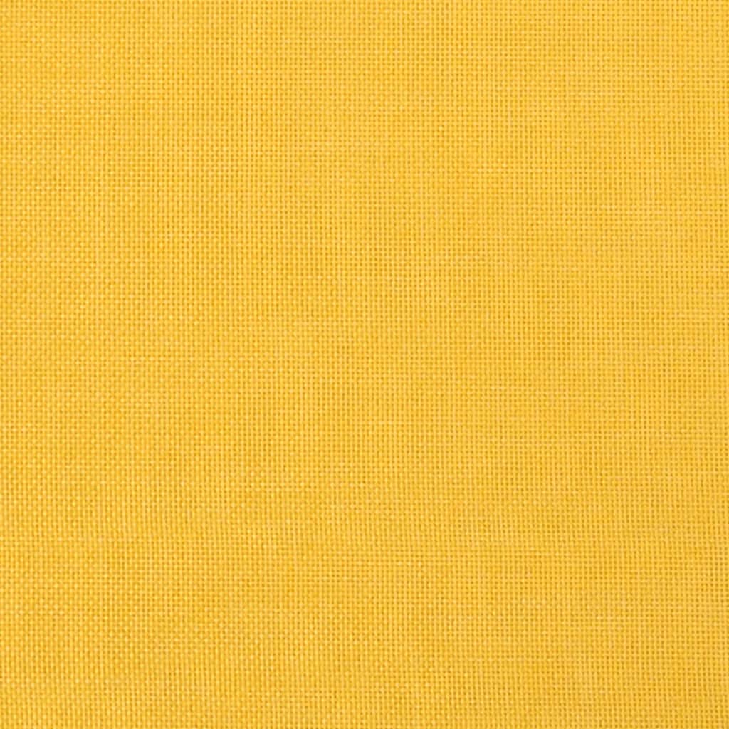 Relaxing chair, mustard yellow, textile material