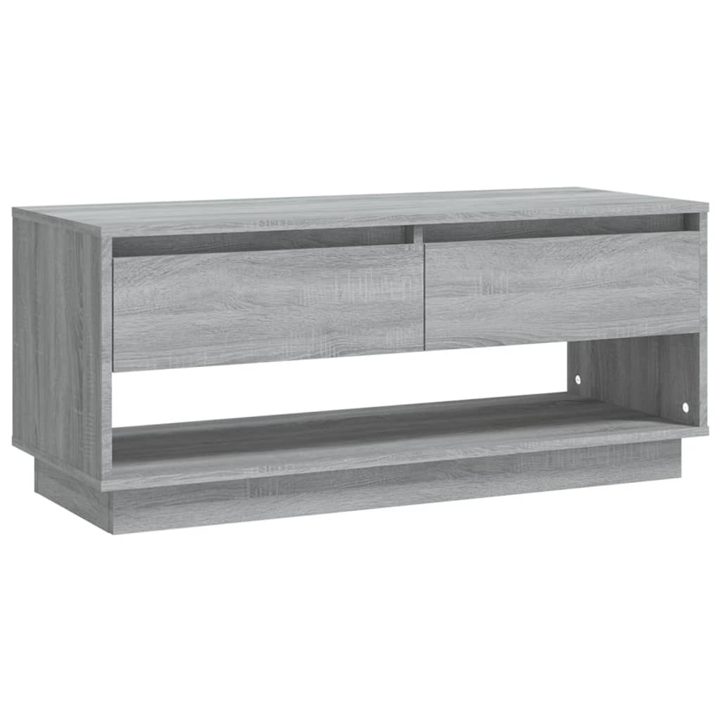 812973 vidaXL TV Cabinet Gray Sonoma 102x41x44 cm Chipboard