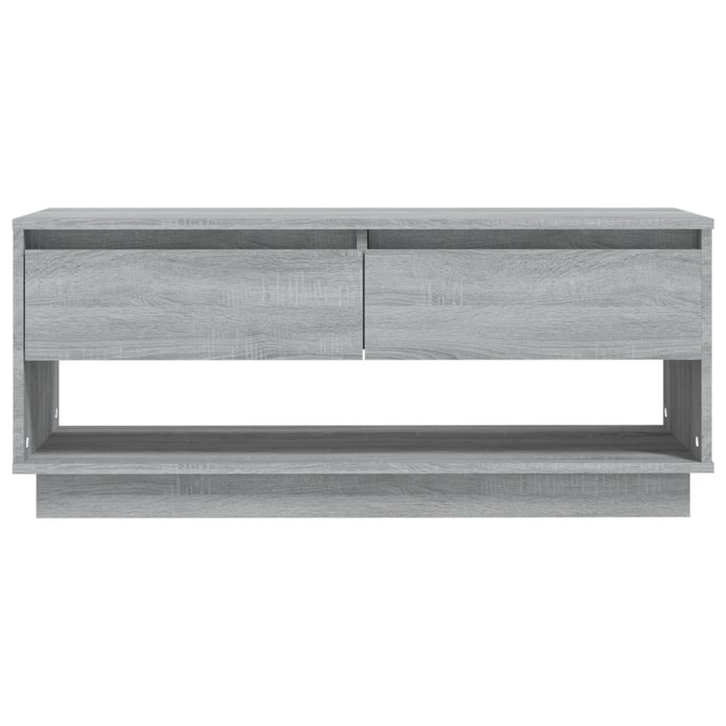 812973 vidaXL TV Cabinet Gray Sonoma 102x41x44 cm Chipboard