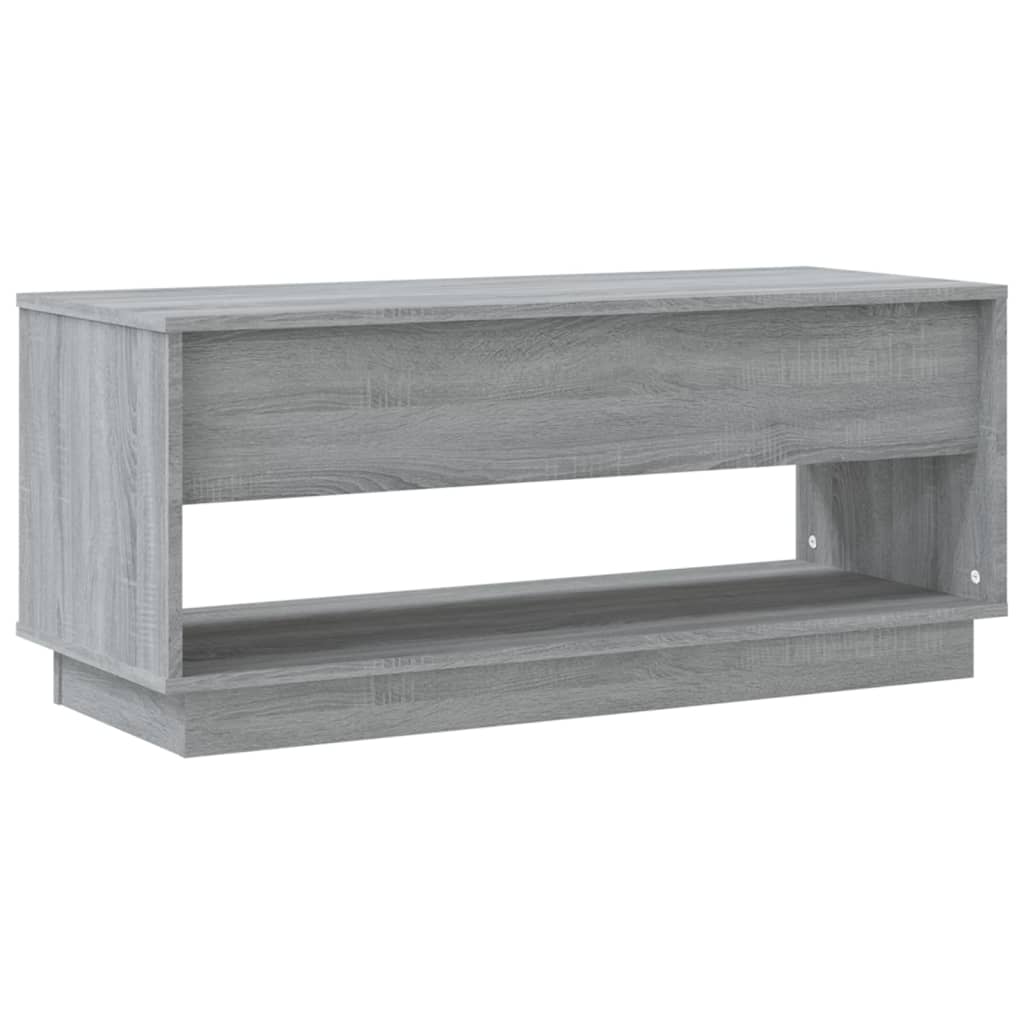 812973 vidaXL TV Cabinet Grey Sonoma 102x41x44 cm Chipboard