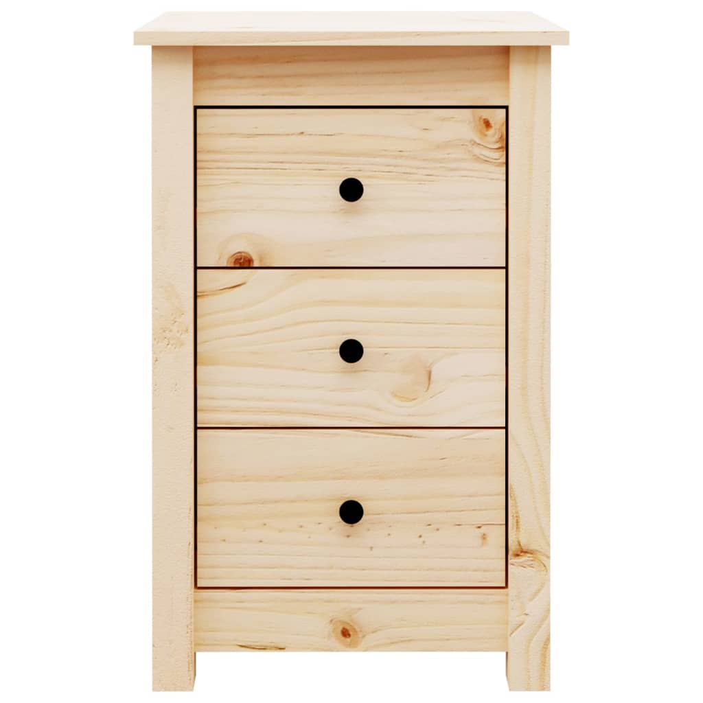 Bedside tables, 2 pcs., 40x35x61.5 cm, solid pine wood