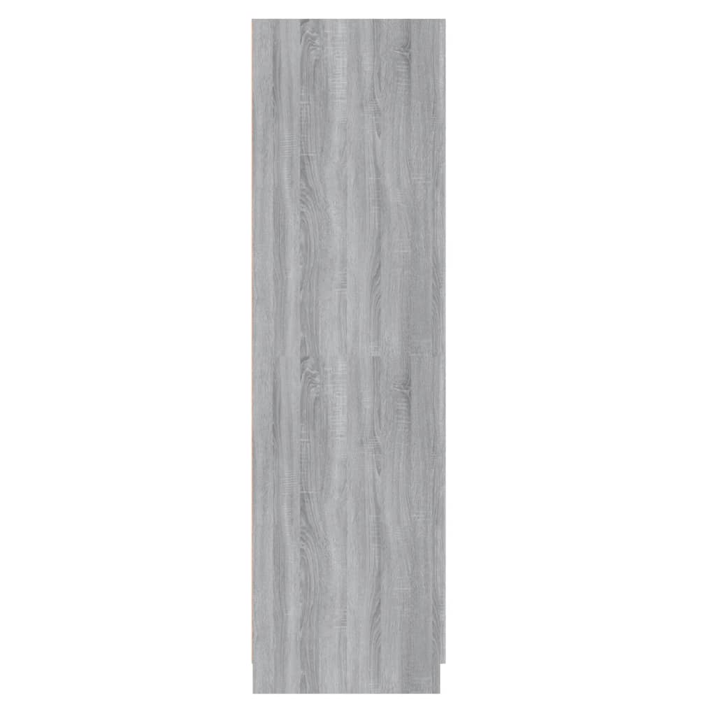 Wardrobe, sonoma grey, 80x52x180 cm, engineered wood