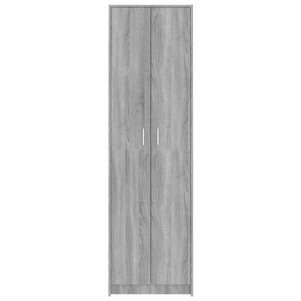 Hallway wardrobe, sonoma grey, 55x25x189 cm, engineered wood