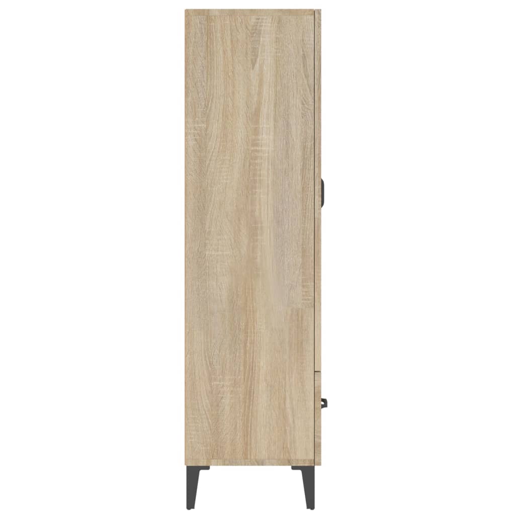 Tall cabinet, sonoma oak, 70x31x115 cm, processed wood