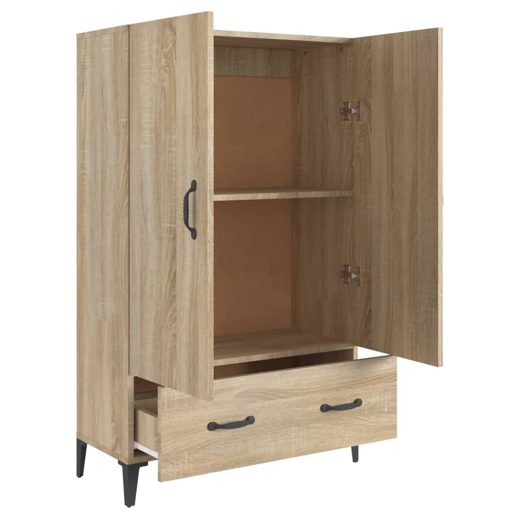 Tall cabinet, sonoma oak, 70x31x115 cm, processed wood