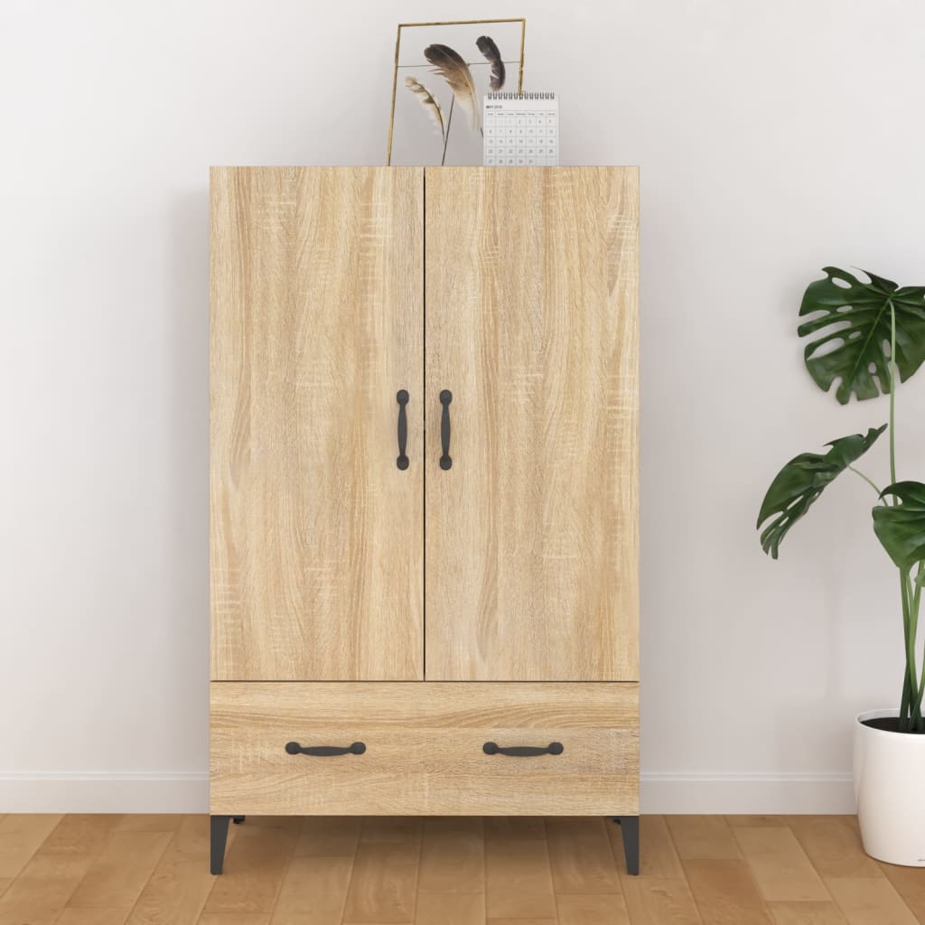 Tall cabinet, sonoma oak, 70x31x115 cm, processed wood