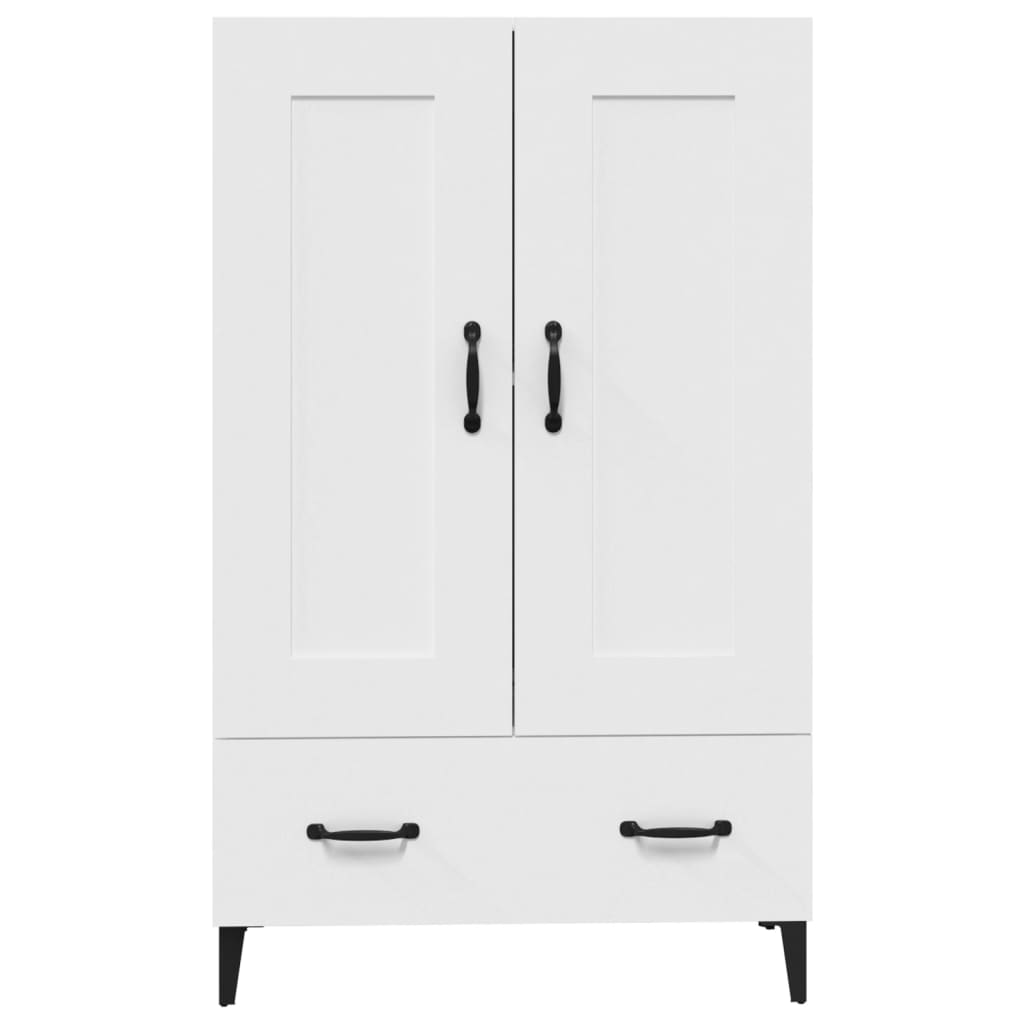 Tall cabinet, white, 70x31x115 cm, composite wood