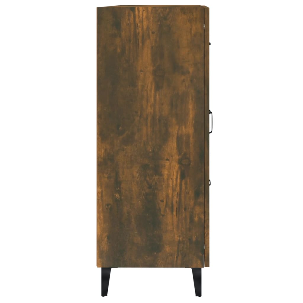 Wardrobe, smoky oak, 69.5x34x90 cm, composite wood