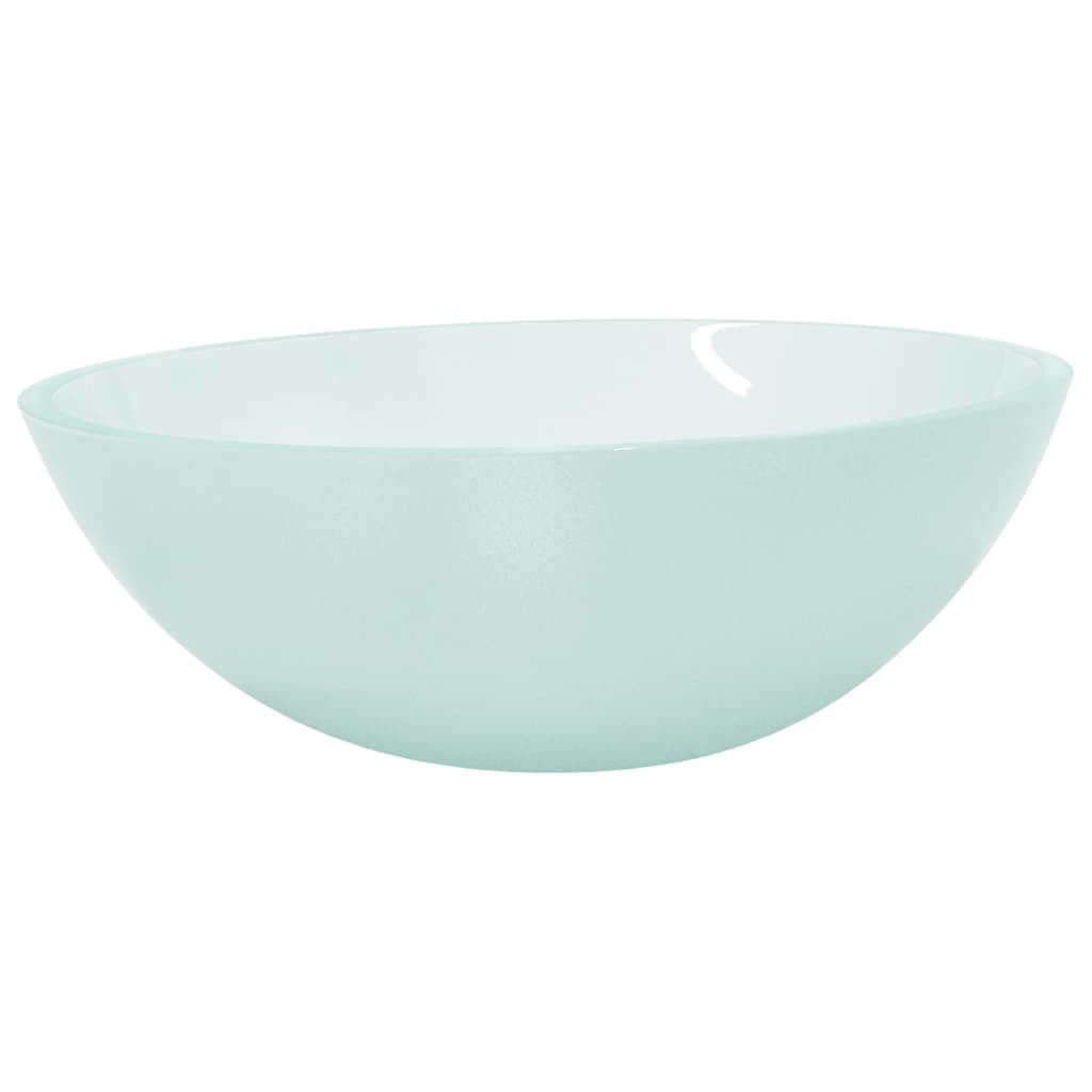 Glass sink, 50x37x14 cm, matte