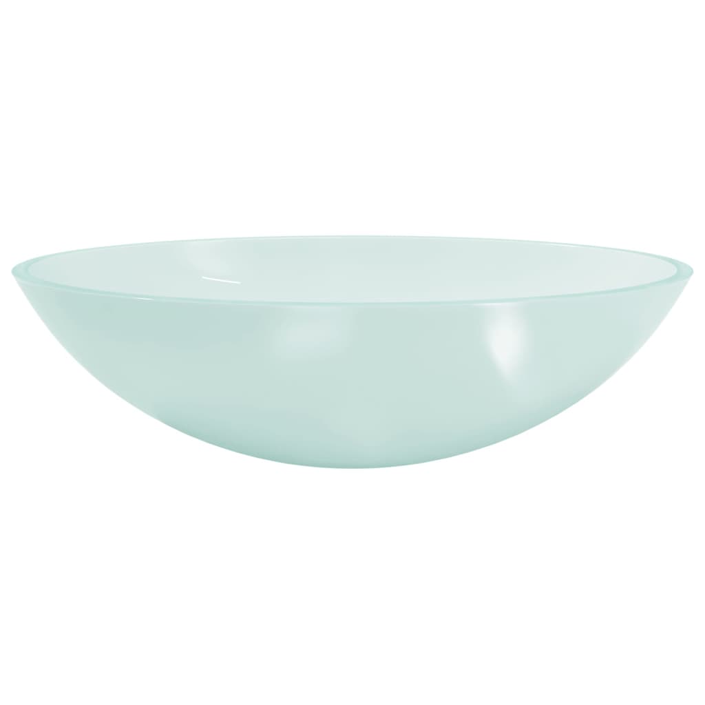 Glass sink, 50x37x14 cm, matte