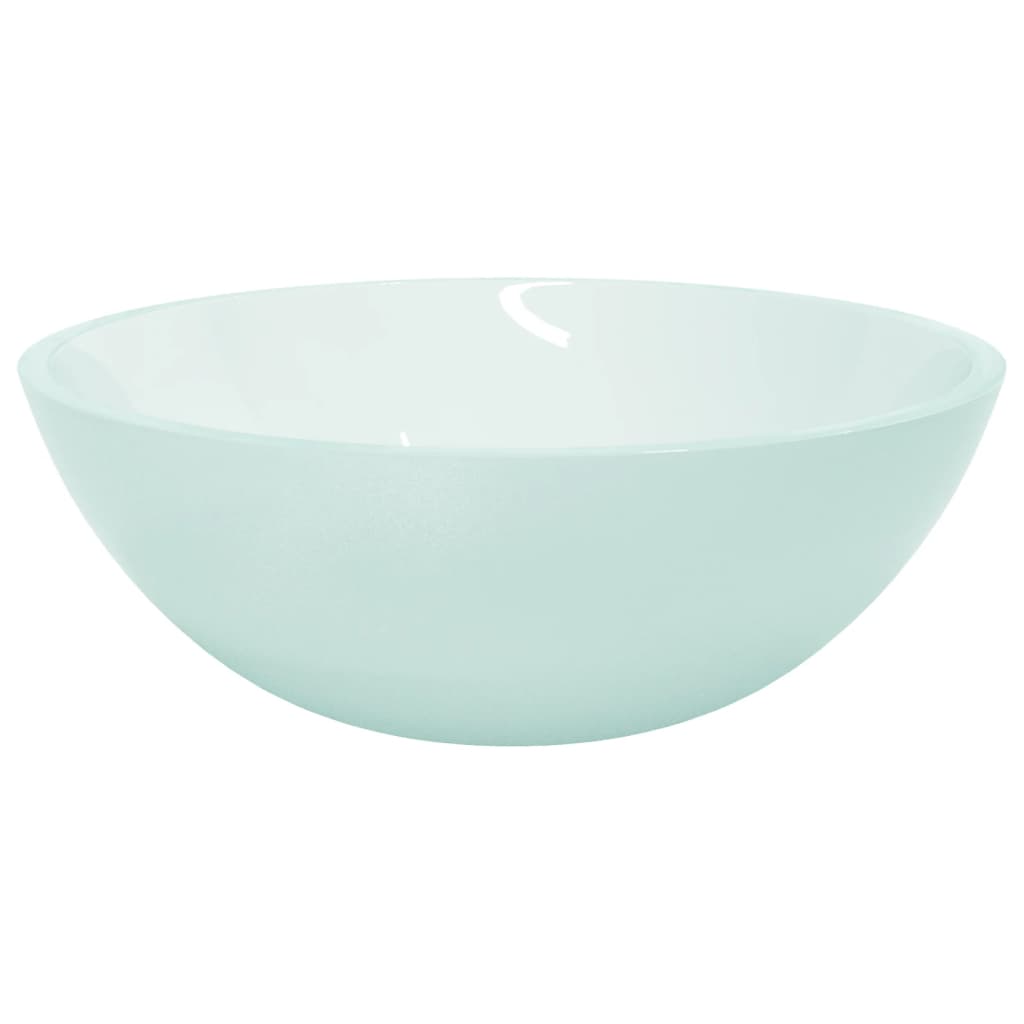 Glass sink, 50x37x14 cm, matte