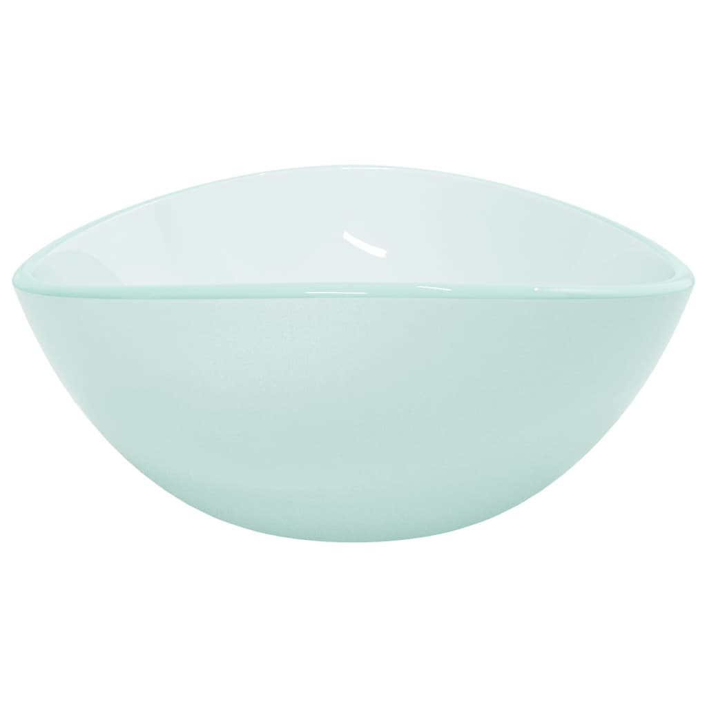 Tempered glass sink, 54.5x35x15.5 cm, matte