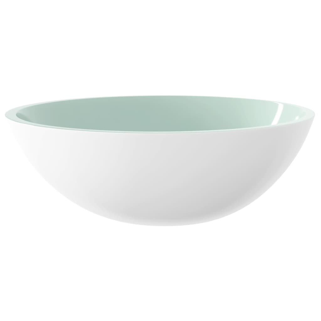 Glass sink, white, 50x37x14 cm