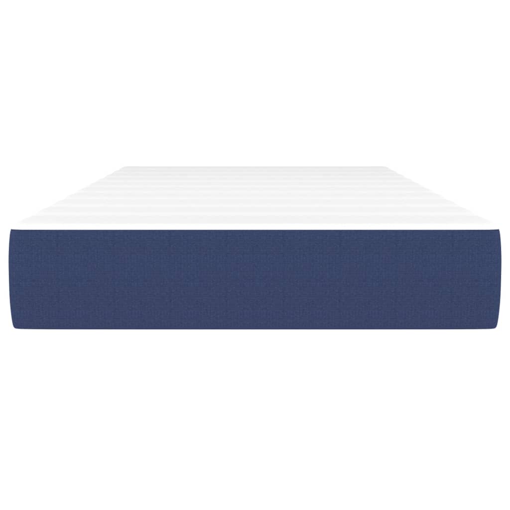 Spring bed mattress, blue, 90x190x20 cm, textile