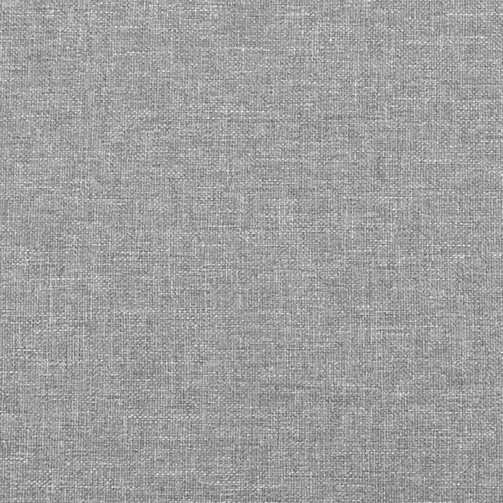 Saltea de pat cu arcuri, gri deschis, 120x200x20 cm, textil