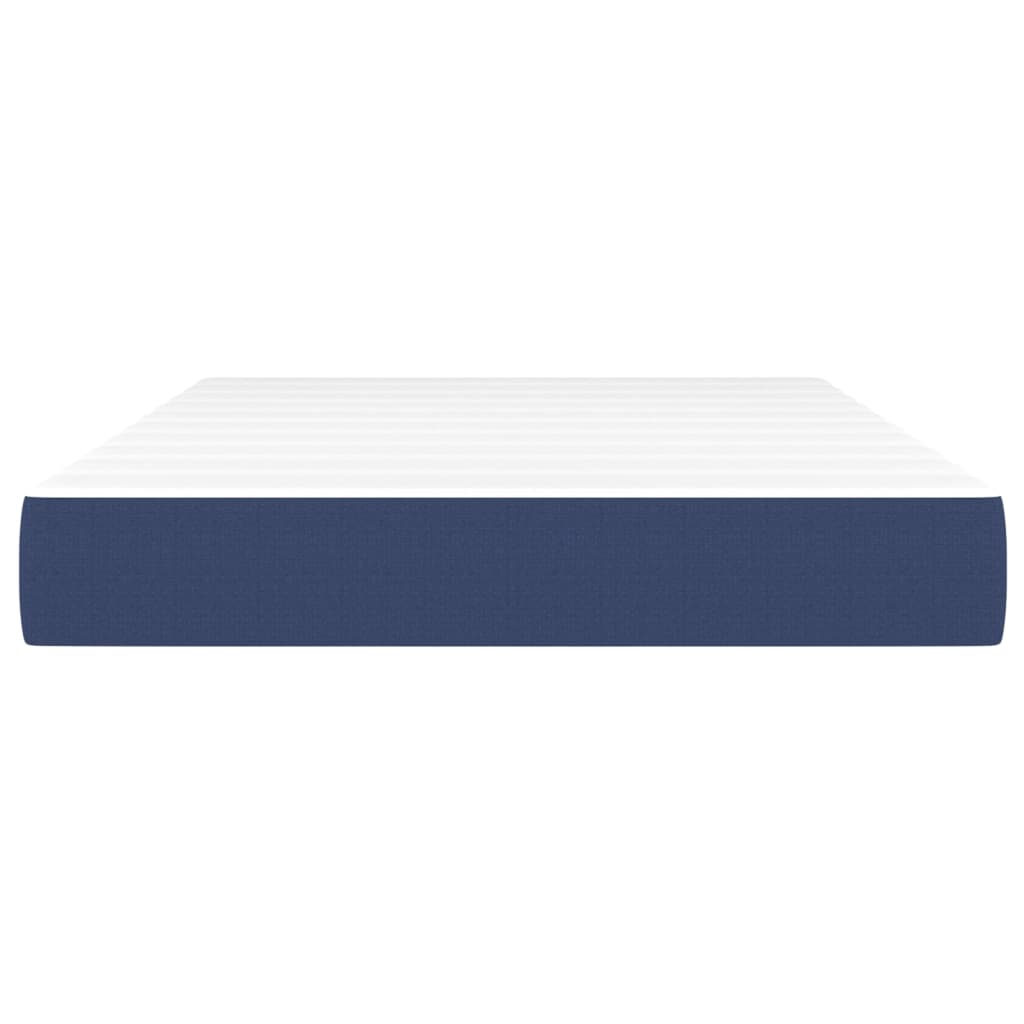 Spring bed mattress, blue, 120x200x20 cm, textile