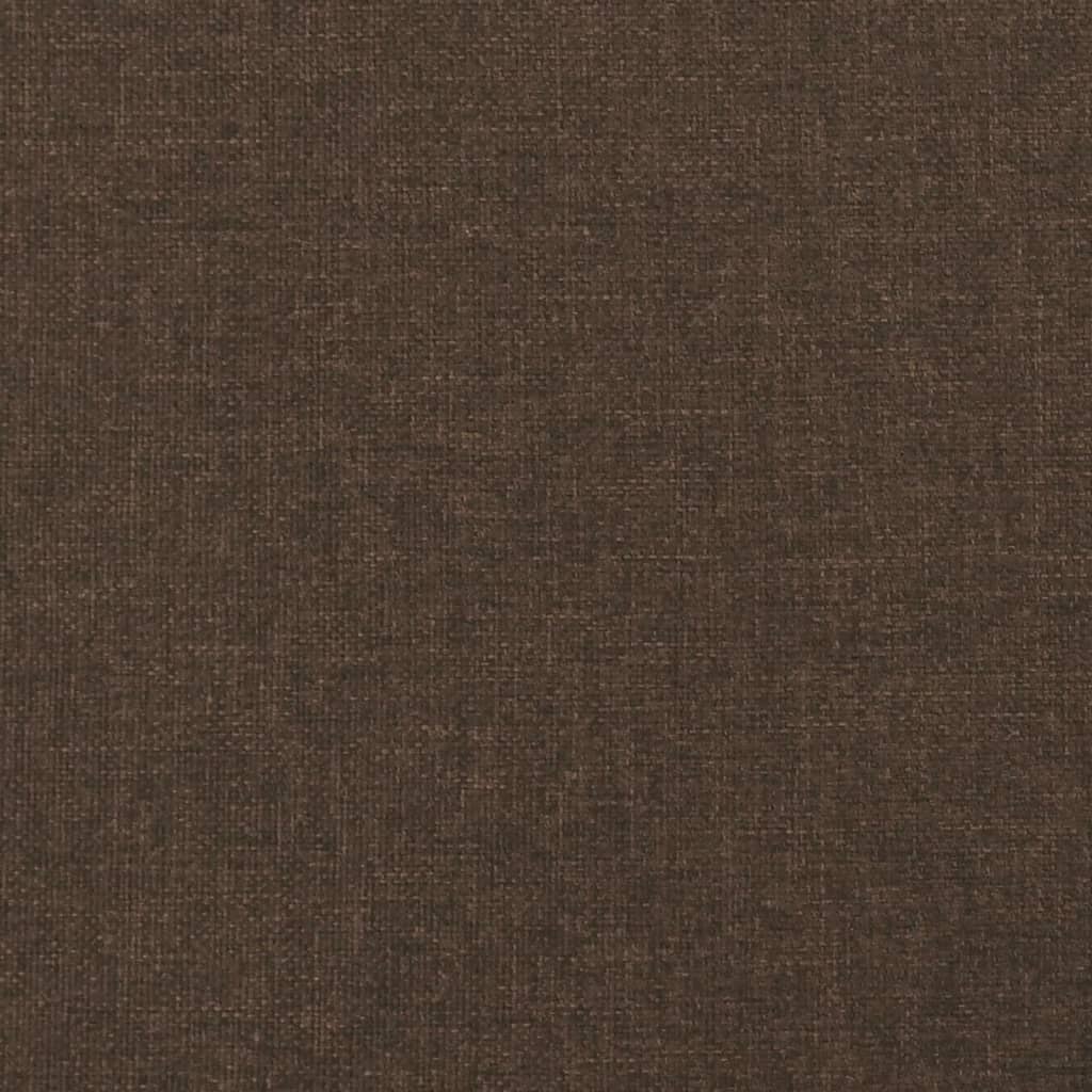 Saltea de pat cu arcuri, maro închis, 140x190x20 cm, textil