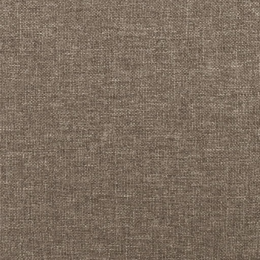 Spring bed mattress, taupe grey, 140x190x20 cm, textile