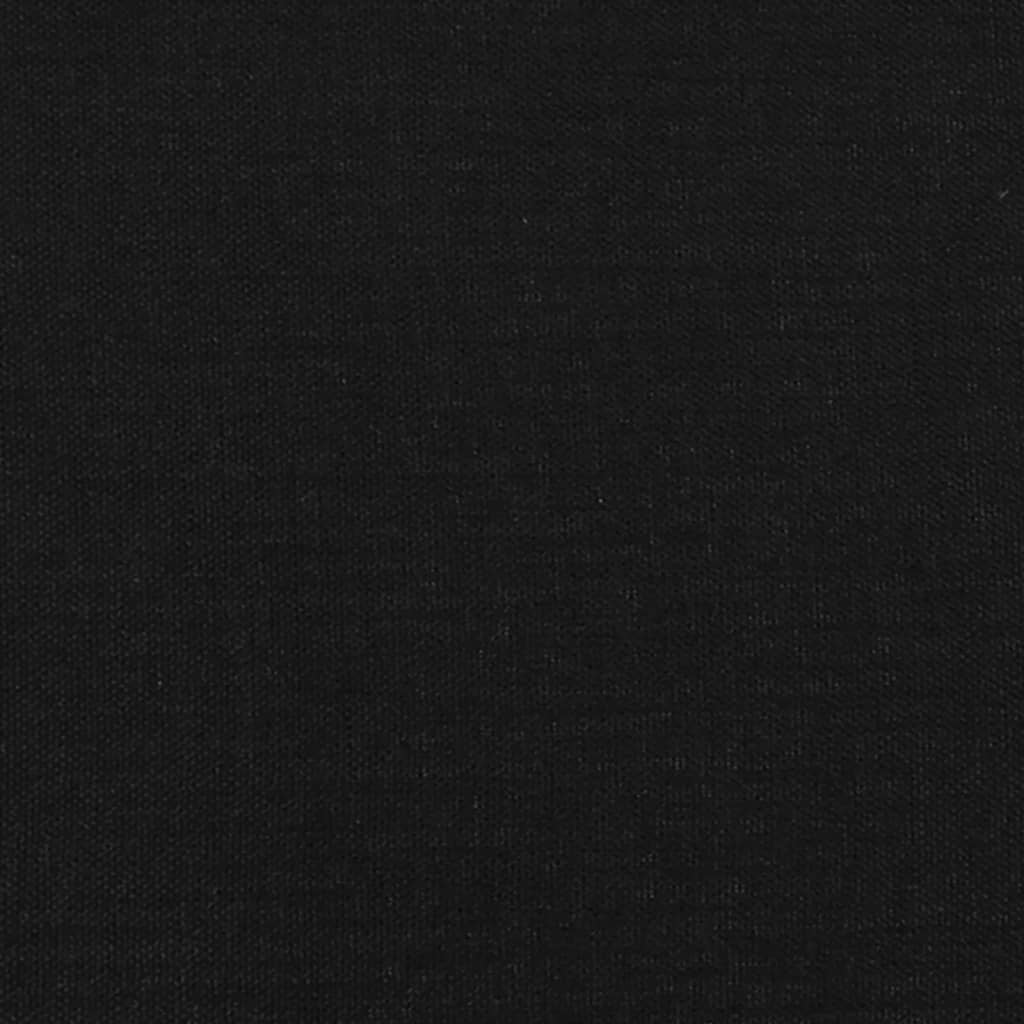 Saltea de pat cu arcuri, negru, 140x200x20 cm, textil