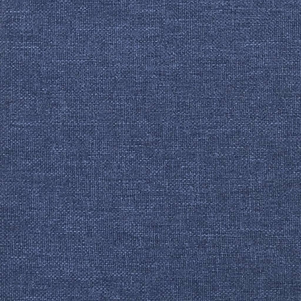 Saltea de pat cu arcuri, albastru, 140x200x20 cm, textil