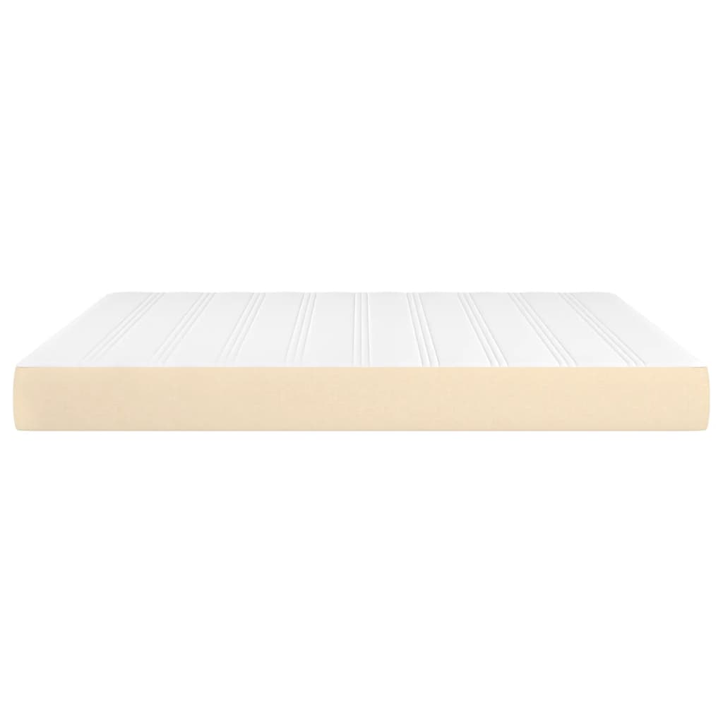 Spring bed mattress, cream, 180x200x20 cm, textile