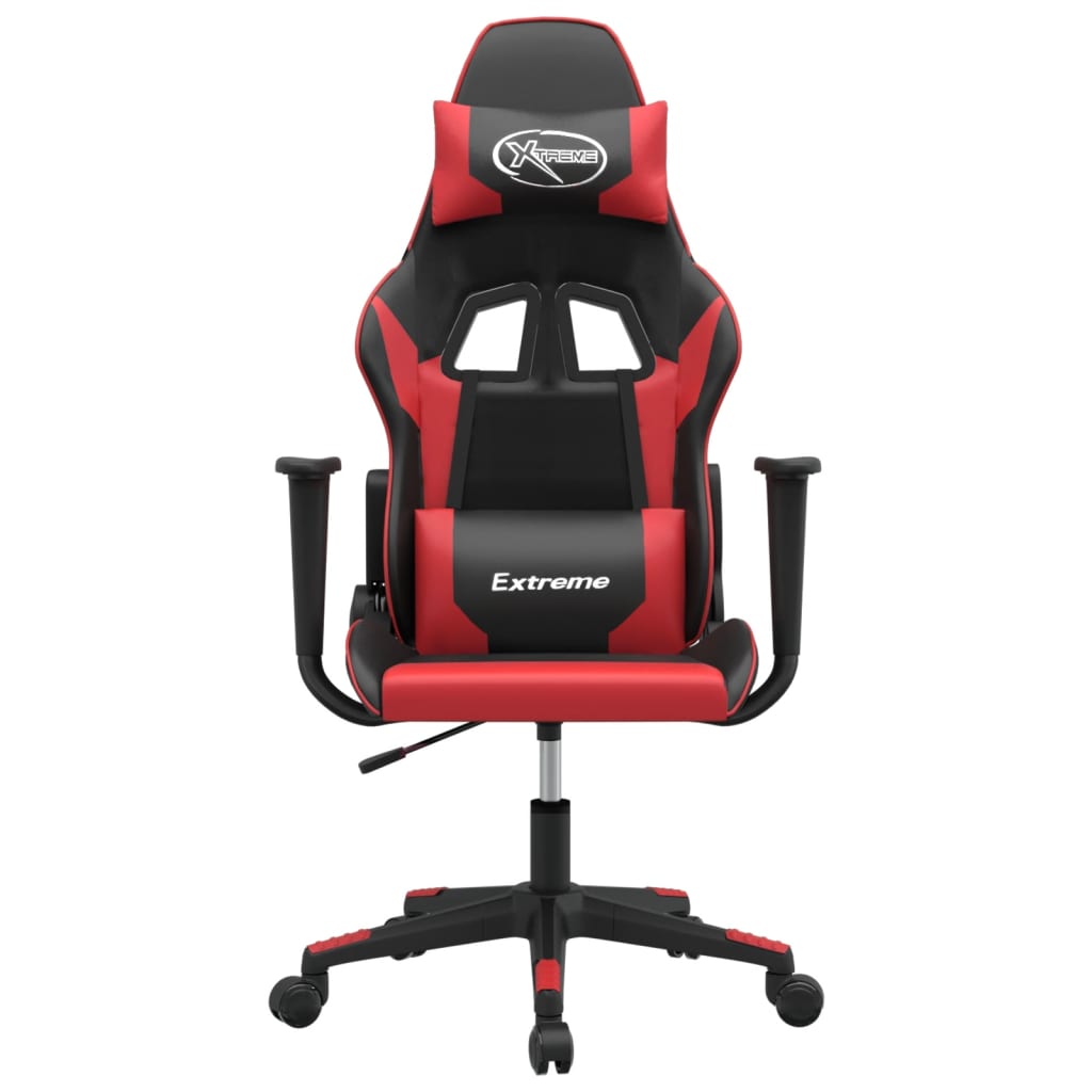 Gaming chair, black and red, eco-leather