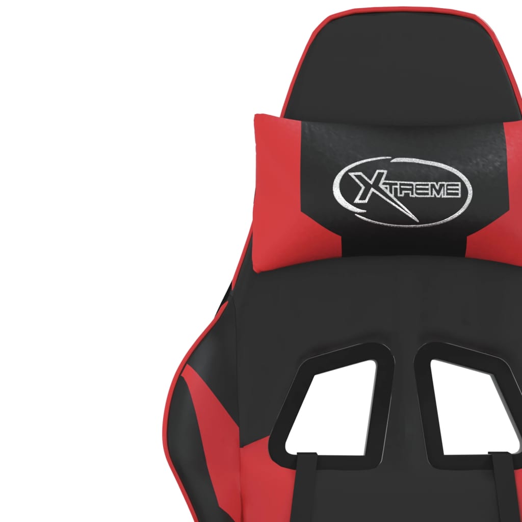 Gaming chair, black and red, eco-leather