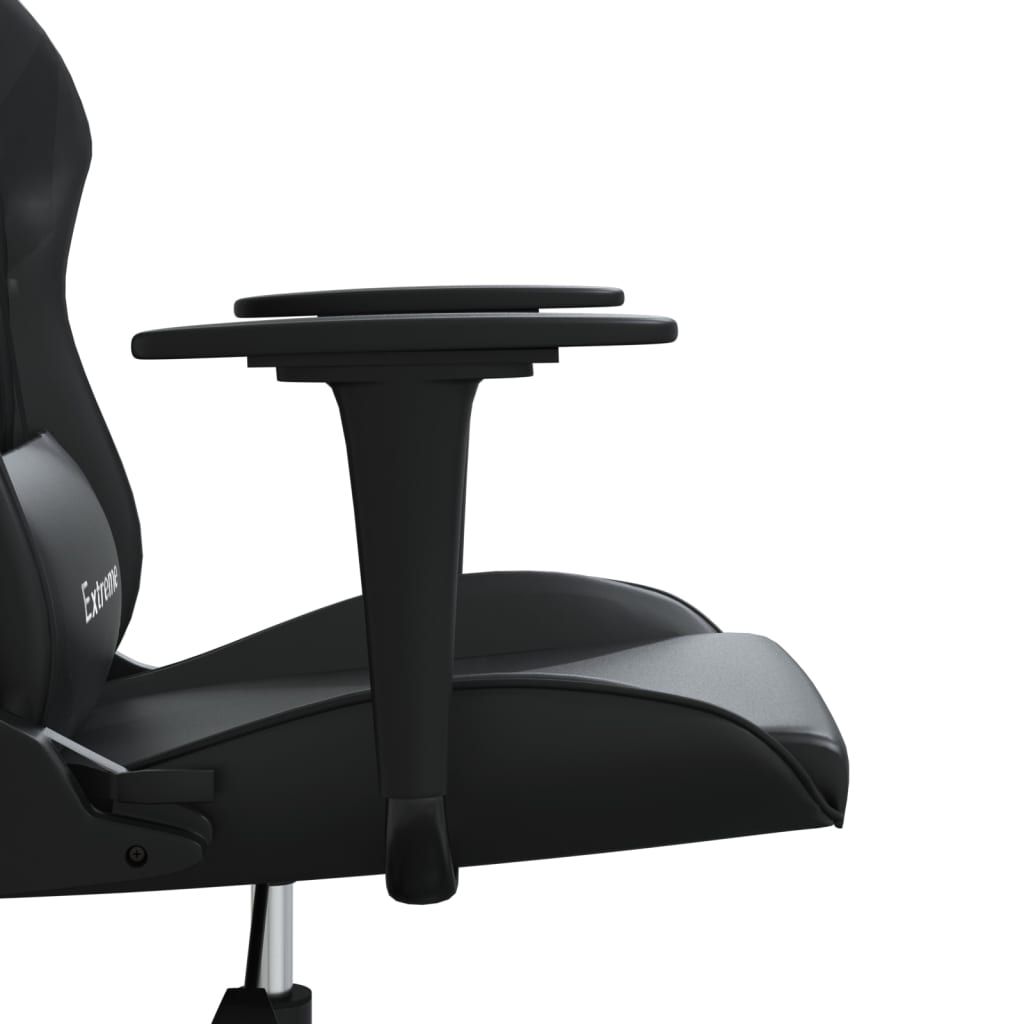 Gaming chair, black, eco-leather