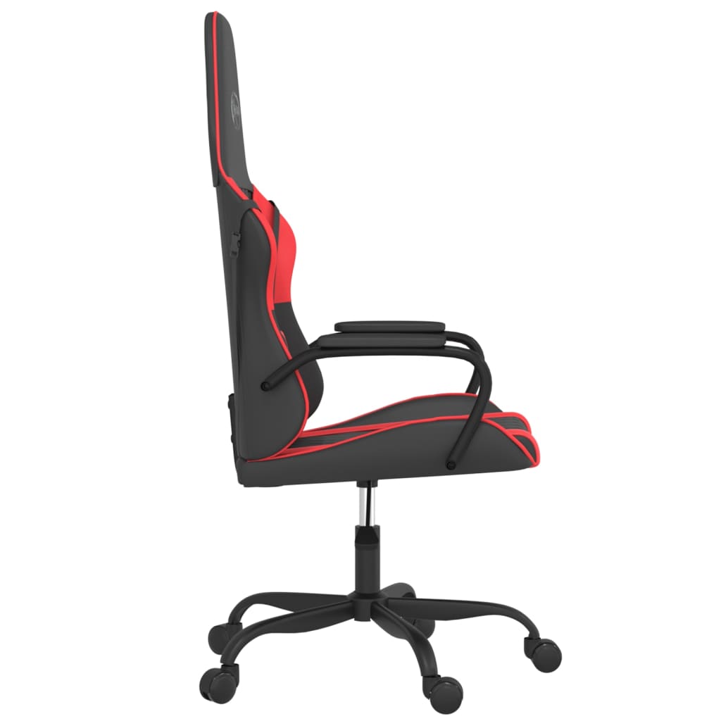 Gaming chair, black and red, eco-leather